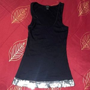 Tank Top with sequins by Express
